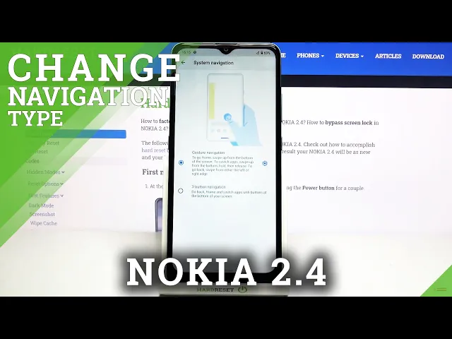 Video thumbnail for How to Change Navigation Buttons to Gestures in NOKIA 2.4 – Navigation Bar Customization