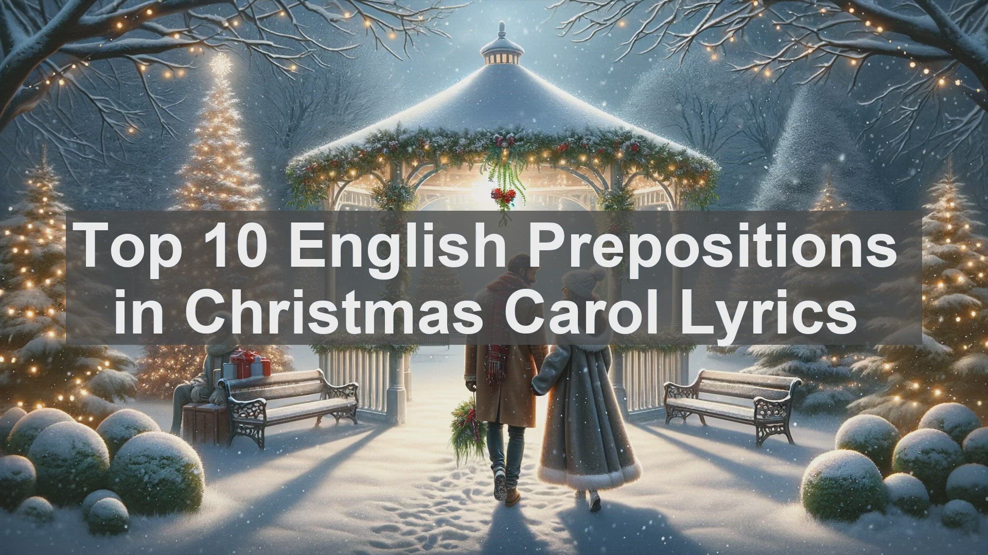 'Video thumbnail for Top 10 English Prepositions in Christmas Carol Lyrics'