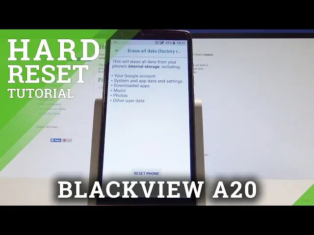Video thumbnail for How to Hard Reset BLACKVIEW A20 - Factory Reset / Delete Data