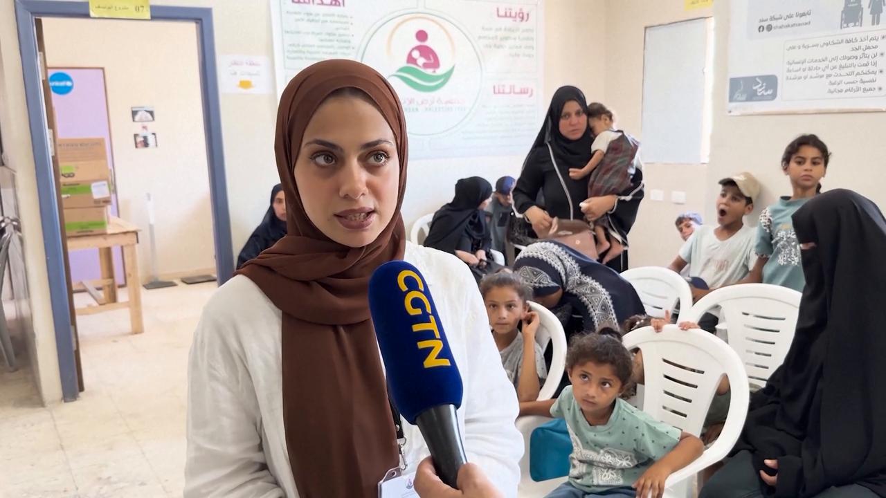 Video thumbnail for Israeli air-strike cripples Gaza NGO warehouses, UN programs disrupted.