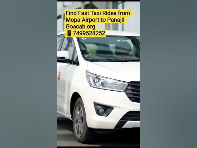 Video thumbnail for Mopa Manohar international Airport taxi cabs service,24 hours cab service Mopa airport,prepaid cab