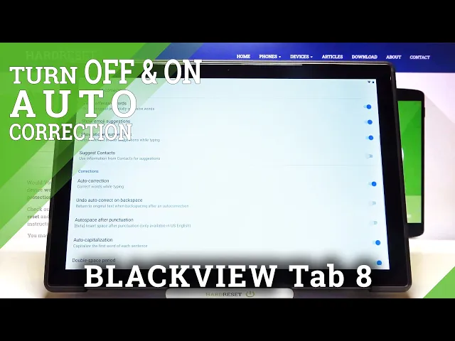 Video thumbnail for How to Activate Auto Correct – Text Correction Options in BLACKVIEW Tab 8