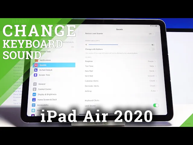 Video thumbnail for How to Activate Keyboard Clicks on iPad Air 2020 – Sound Settings