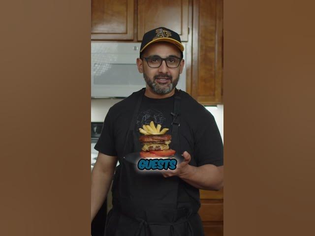 Video thumbnail for Burger Presentation: Make it Smaller, Ditch Veggies, Impress Your Guests! #shorts
