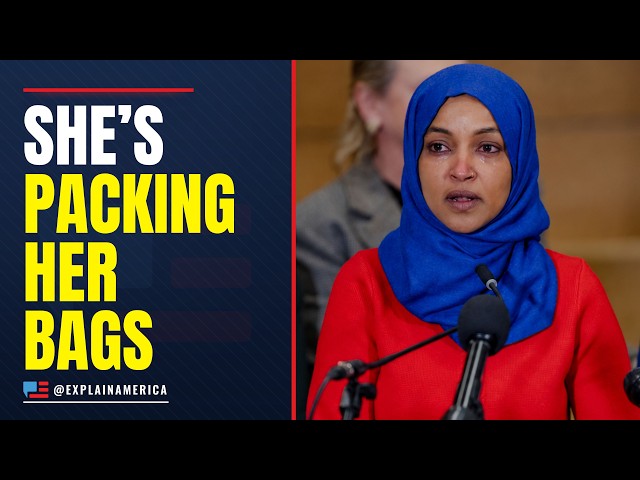 Video thumbnail for SHE’S LEAVING! - Ilhan Omar Announces Drastic Move After Raid