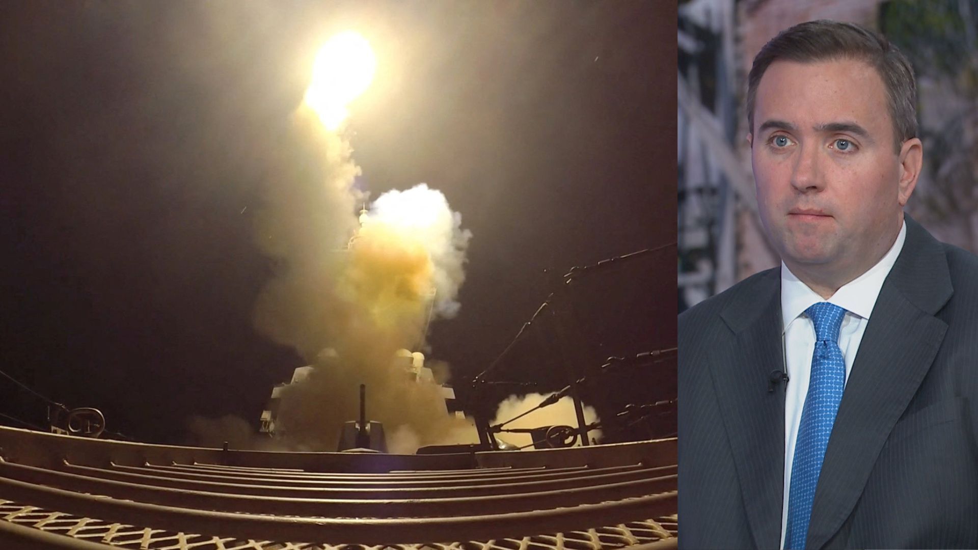 Video thumbnail for US, Iran ‘negotiating through blows’ over Strait of Hormuz, analyst says