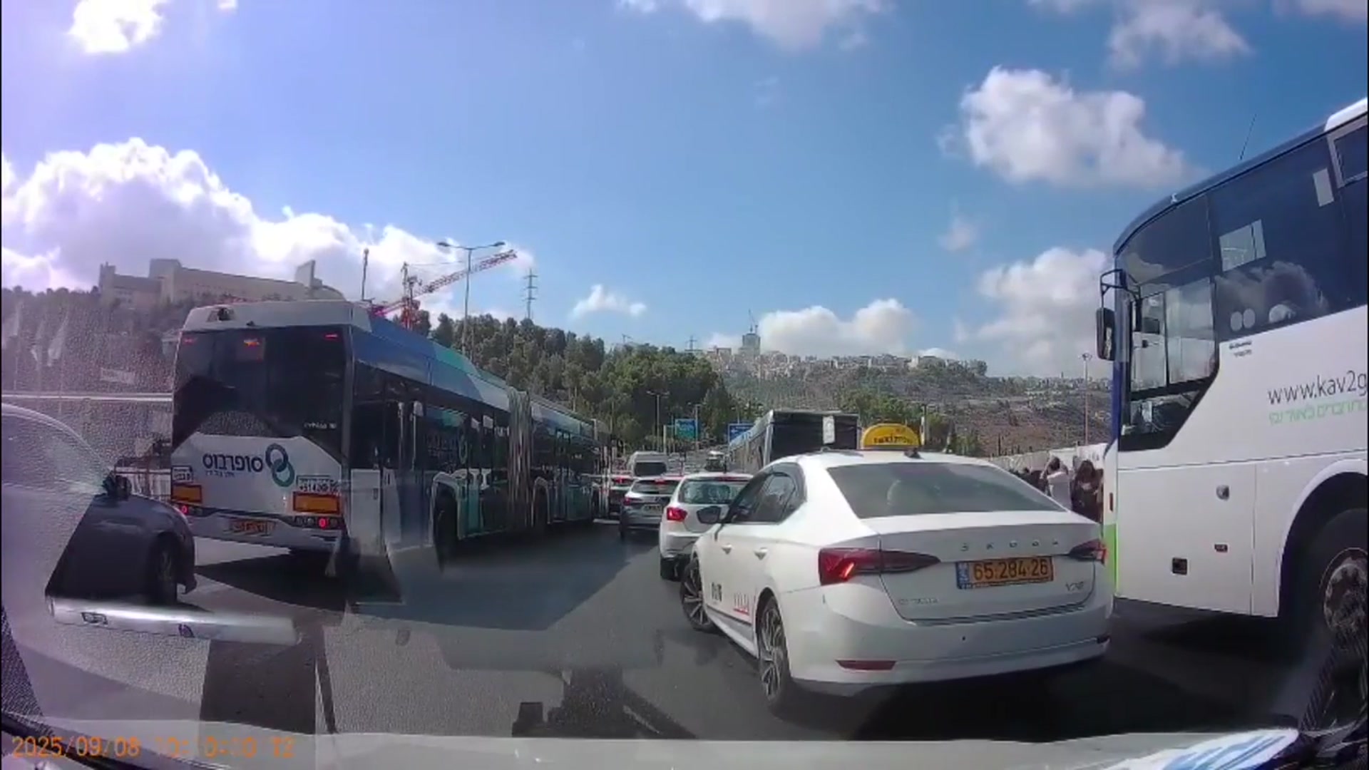 'Video thumbnail for WATCH: Moments of the terror attack at Ramot Junction in Jerusalem'
