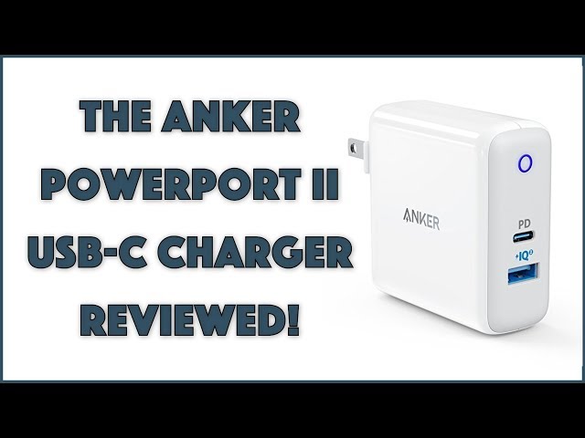 Video thumbnail for The Cool Anker PowerPort II USB C Charger - REVIEWED
