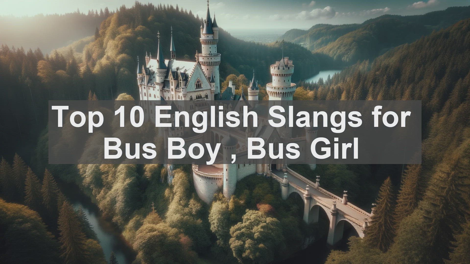 'Video thumbnail for Top 10 English Slangs for Bus Boy  Bus Girl'