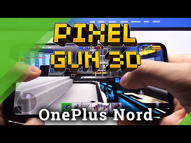 Video thumbnail for Pixel Gun 3D on OnePlus Nord – Gaming / Efficiency Test
