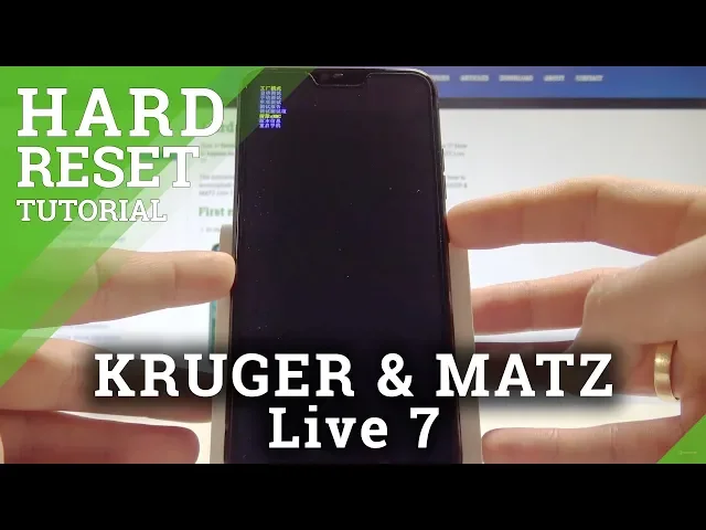 Video thumbnail for How to Factory Reset KRUGER & MATZ Live 7 Live 7 - Bypass Lock Screen / Clear eMMC