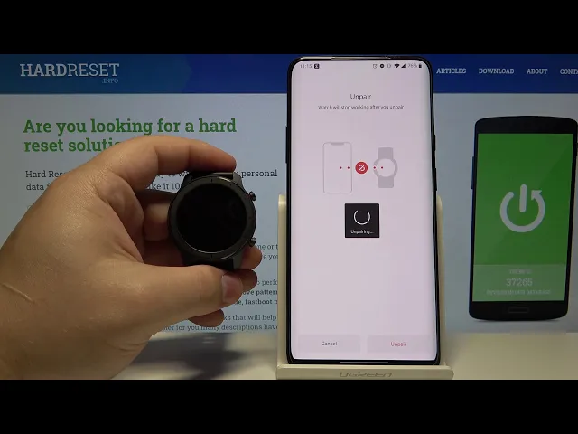 Video thumbnail for How to Unpair XIAOMI Amazfit GTR – Cancel Connection