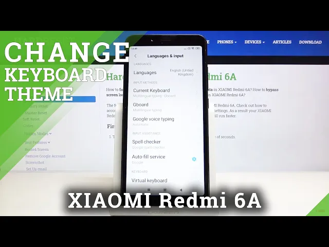 Video thumbnail for How to Change Keyboards Theme in XIAOMI REDMI 6A – Apply Keyboards Theme