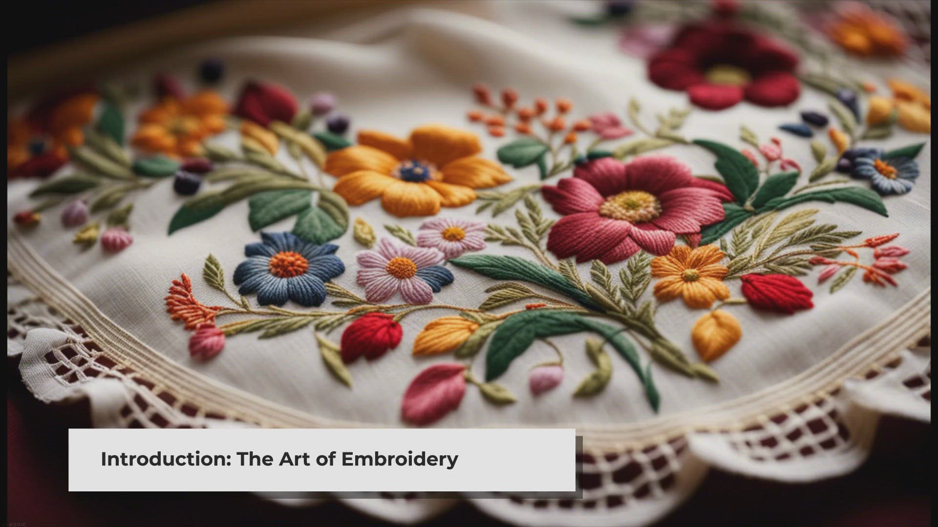 'Video thumbnail for 15 Embroidery Patterns for Beginners: A Comprehensive Guide'