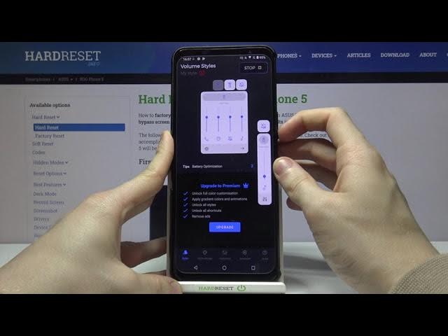 Video thumbnail for Volume Panel Styles App  - ASUS ROG Phone 5 & Volume Panel Customization
