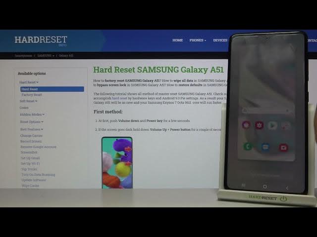 Video thumbnail for Samsung Galaxy A51 - How To Change Static Wallpaper