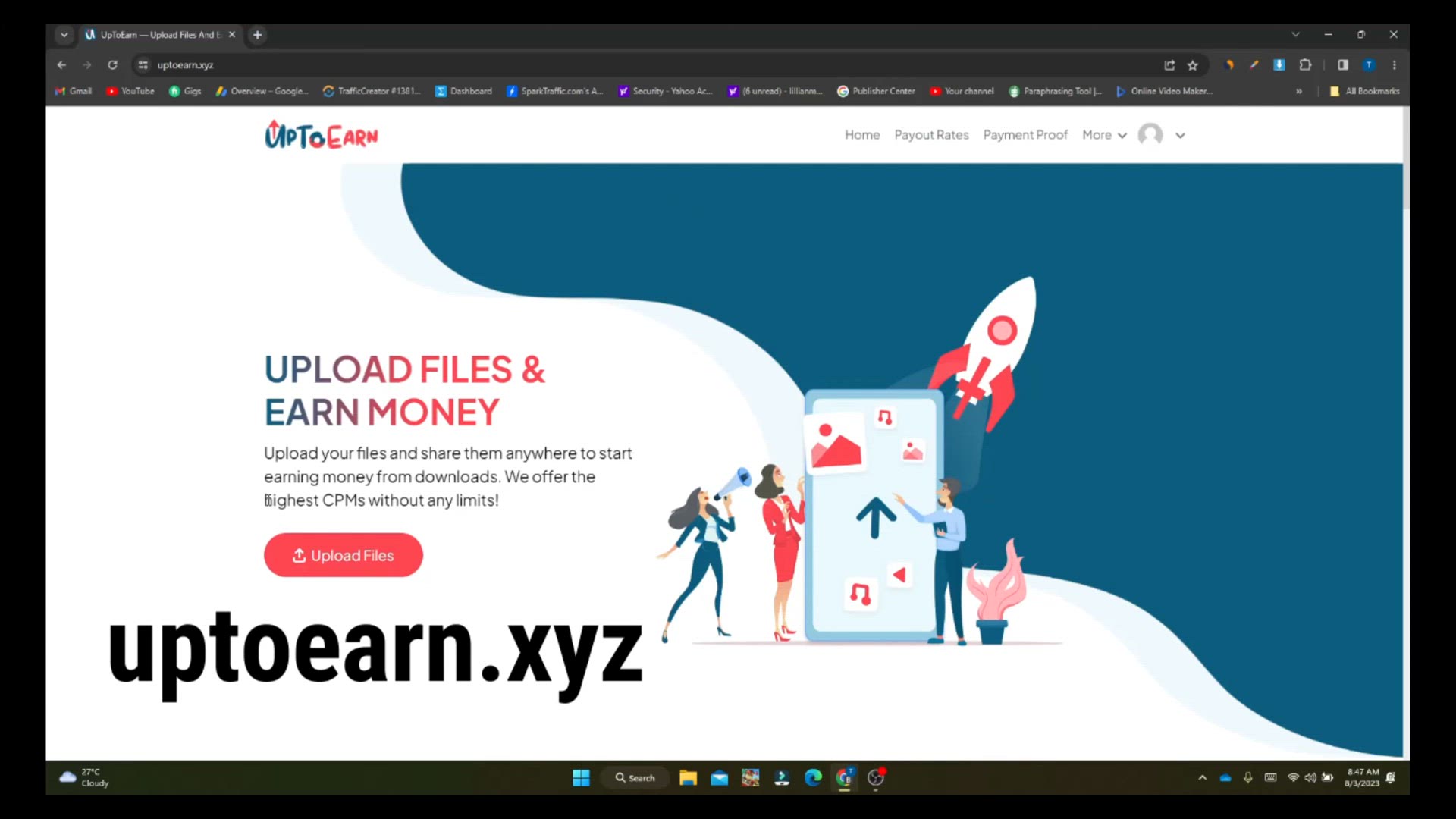 Video thumbnail for UpToEarn - File Sharing And Pay Per Download Platform
