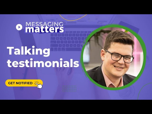 Video thumbnail for Talking Testimonials: The good, the bad, and the ugly.