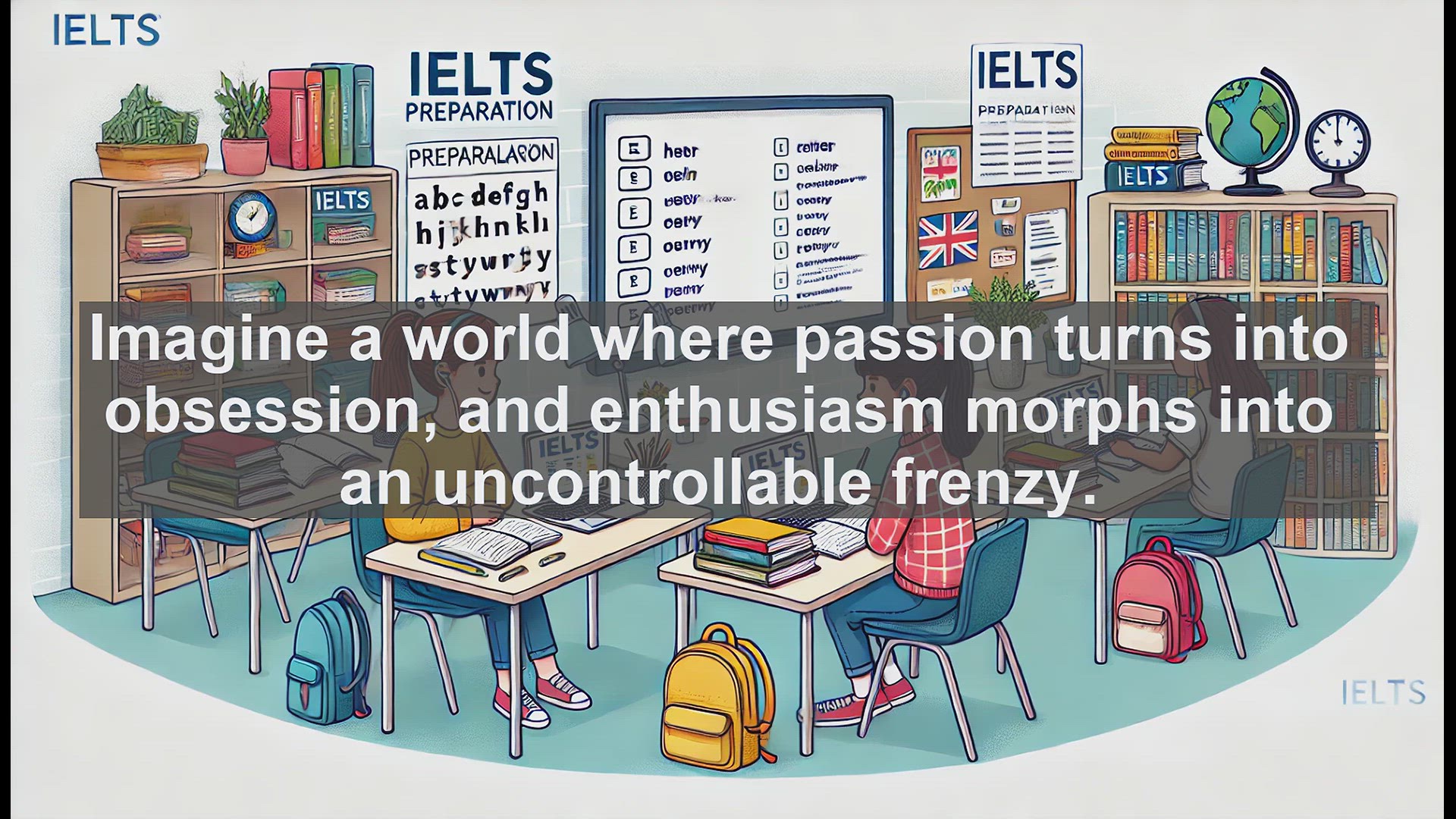 'Video thumbnail for 2000 Must Know IELTS 9.0 Vocabulary - Mastering 'Maniacal': A Powerful Word for IELTS Success'