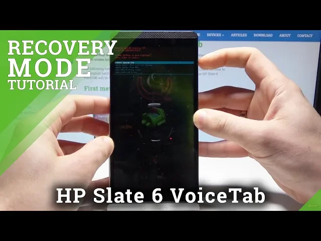 Video thumbnail for Recovery Mode in HP Slate 6 VoiceTab - Android System Recovery