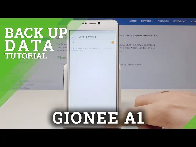 Video thumbnail for How to Enable Google Backup in GIONEE A1 - Back Up Data