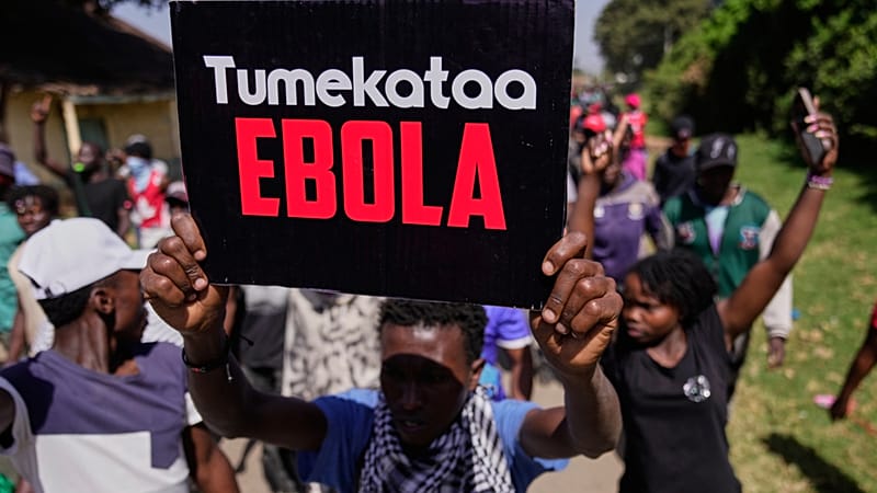 Video thumbnail for US urges Europe to impose Ebola travel bans ahead of FIFA World Cup