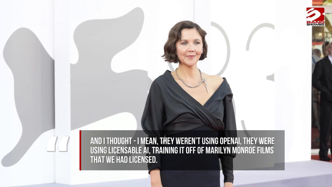 Video thumbnail for Maggie Gyllenhaal scrapped idea to transform Dakota Johnson into Marilyn Monroe using AI for Flesh Impact