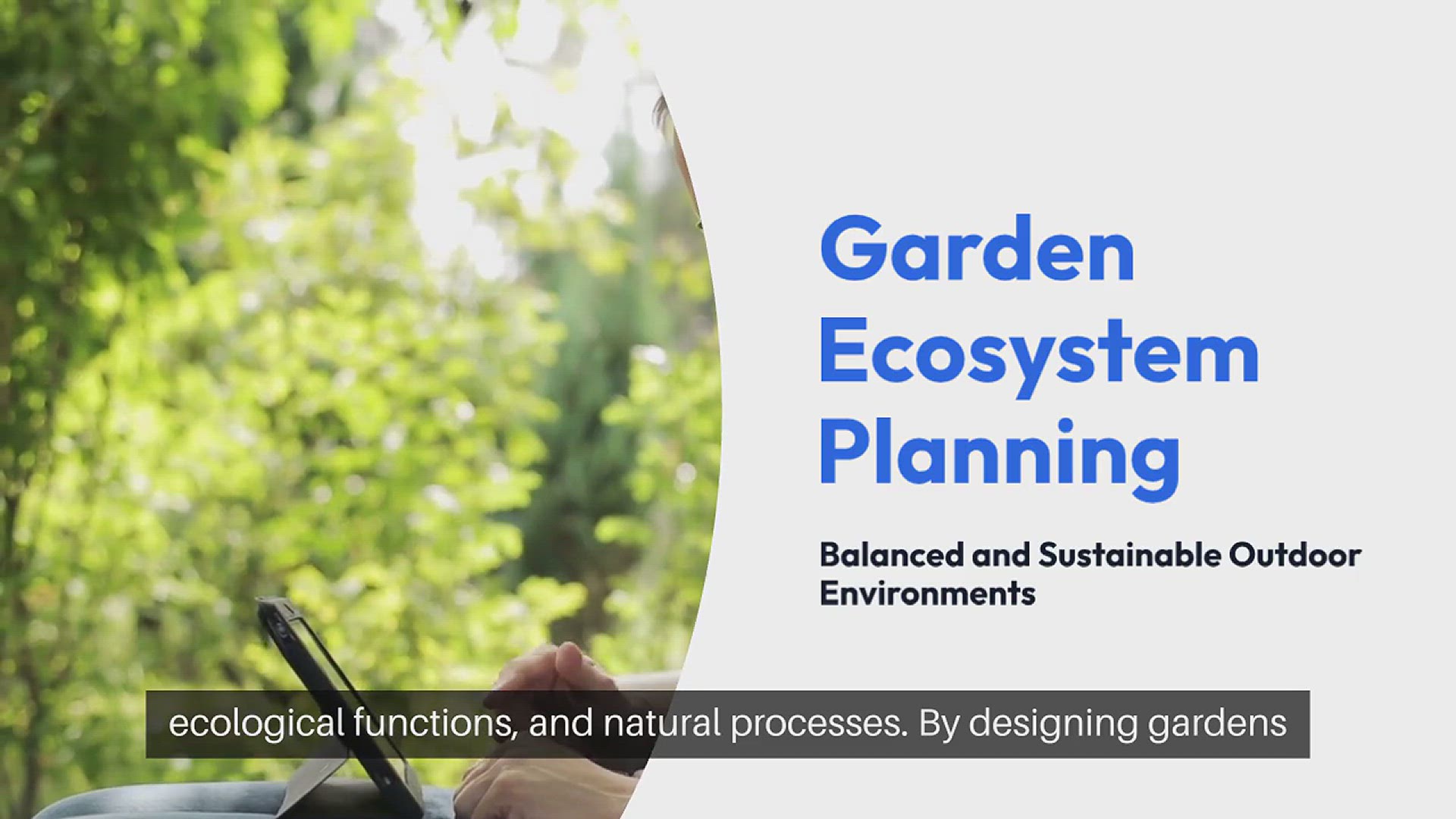 Video thumbnail for Garden Ecosystem Planning