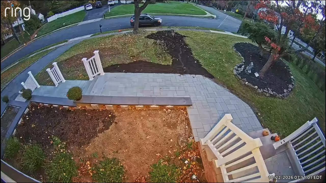 Video thumbnail for Deer Knocks Pumpkin Down Hill and Chases After It
