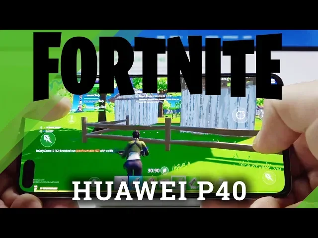 Video thumbnail for How to Play Fortnite on HUAWEI P40 - GamePlay Test