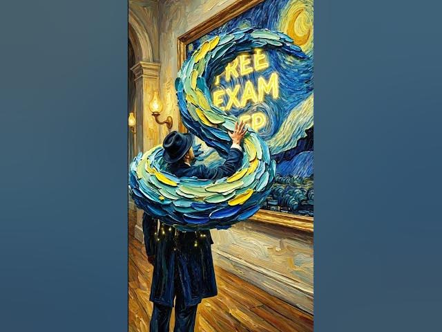 Video thumbnail for Art Lovers Know 🎨 FREE Exam Prep #Shorts #VanGogh