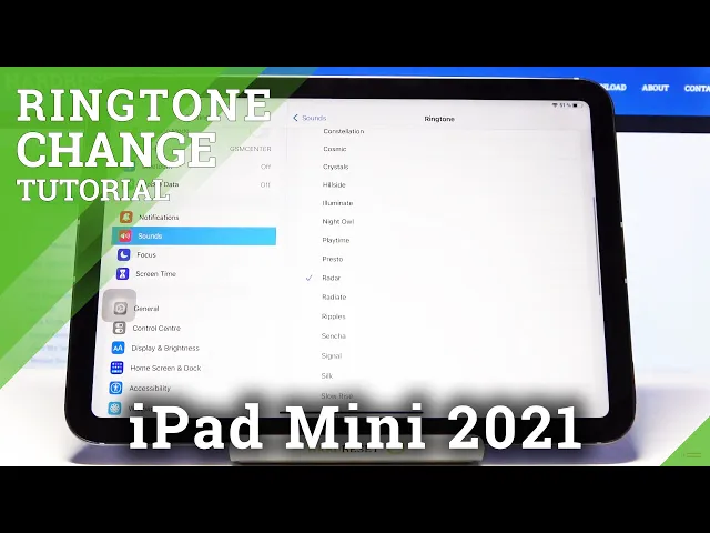Video thumbnail for How to Change Ringtone on iPad Mini 2021 – Ringtone List