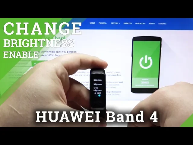 Video thumbnail for How to Change Brightness in HUAWEI Band 4 – Customize Screen Light