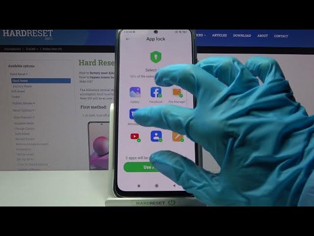 Video thumbnail for How to Add Screen Lock on XIAOMI REDMI NOTE 10S – Protect Apps