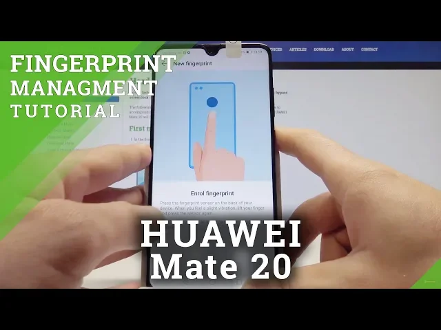 Video thumbnail for HUAWEI Mate 20 ADD FINGERPRINT / How to Unlock by Fingerprint