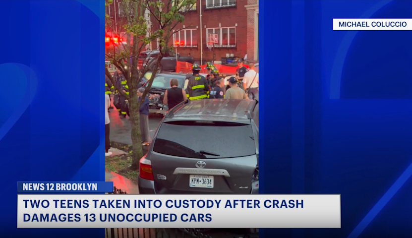 Video thumbnail for 2 teens in custody after 13 cars damaged in Gravesend