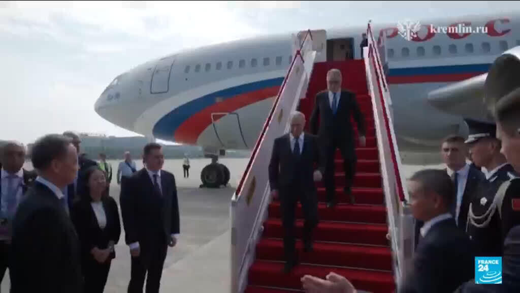 'Video thumbnail for Sco Summit: Xi aims at showing global south unity, with Modi and Putin'