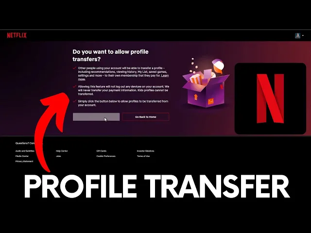 Video thumbnail for How to Enable / Disable Profile Transfer on Netflix? #netflix