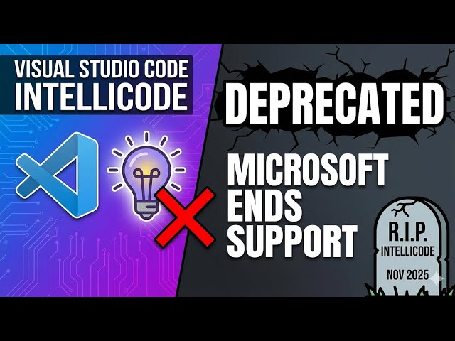 Video thumbnail for Microsoft deprecates IntelliCode for Visual Studio Code