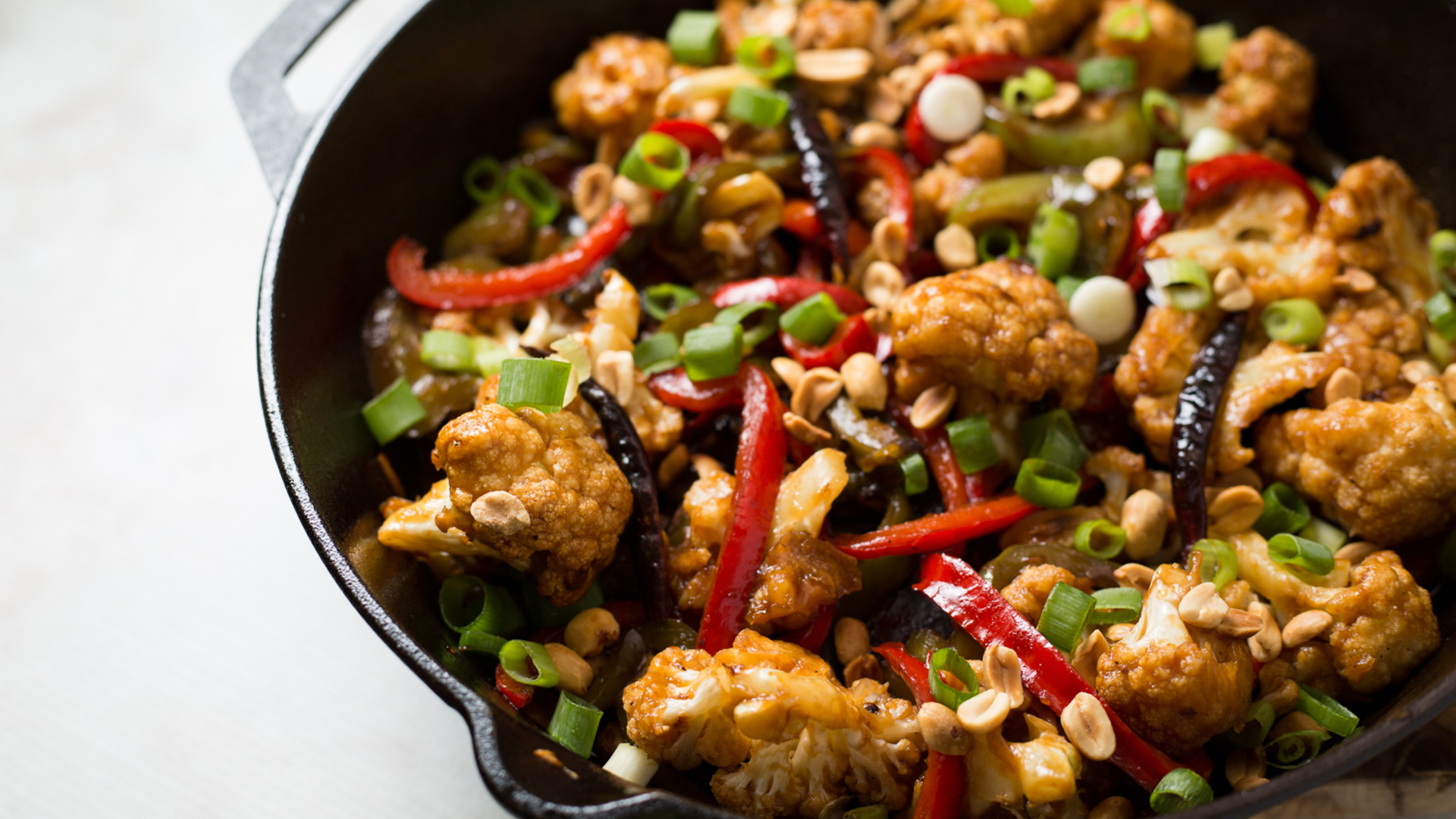 Video thumbnail for Crispy Kung Pao Cauliflower Recipe