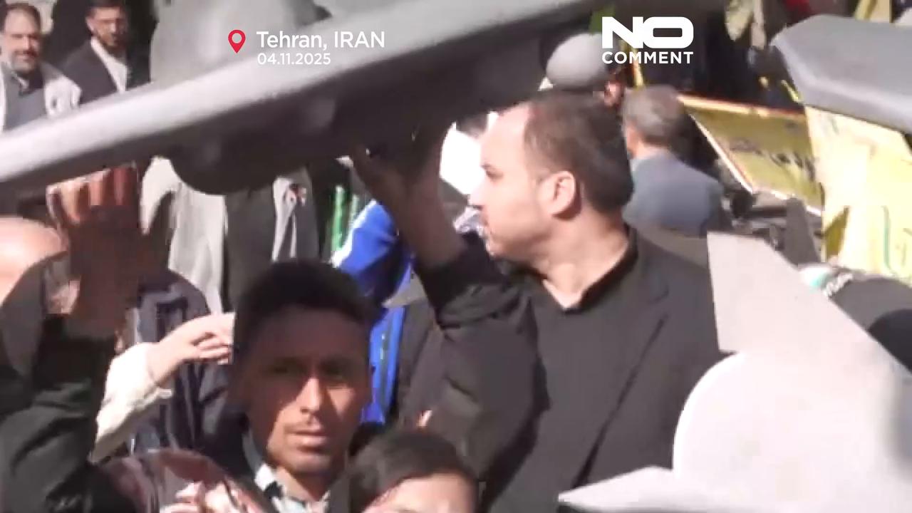 'Video thumbnail for Mass anti-US rallies held in Tehran on 46th anniversary of US embassy takeover'