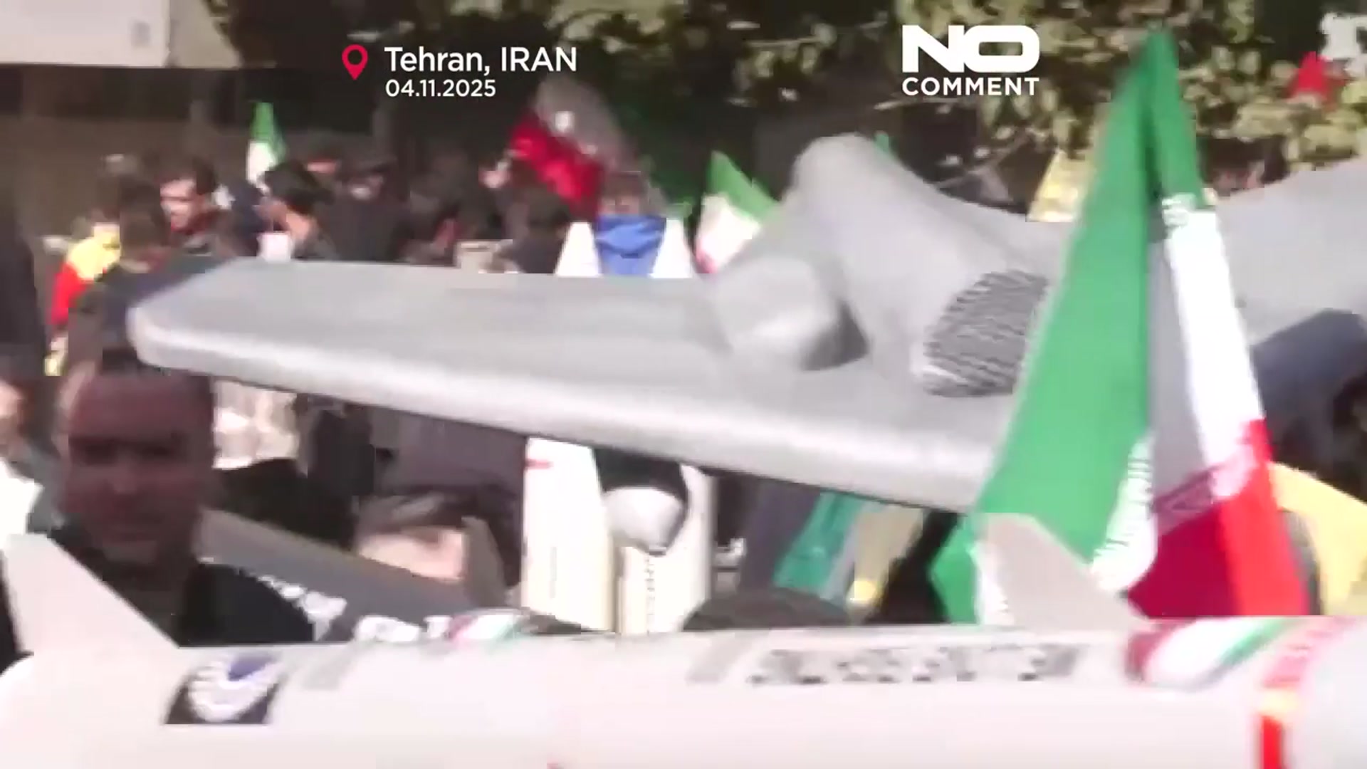 'Video thumbnail for Mass anti-US rallies held in Tehran on 46th anniversary of US embassy takeover'