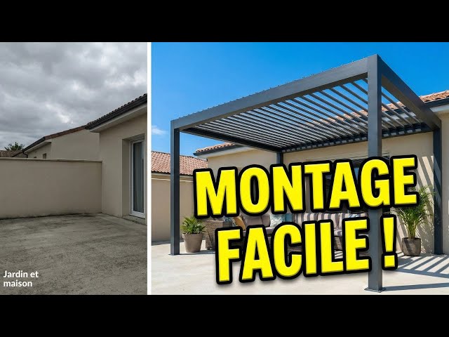 Video thumbnail for Tuto : Monter une Pergola Bioclimatique Pergolux de A à Z #Pergola #DIY #Tuto
