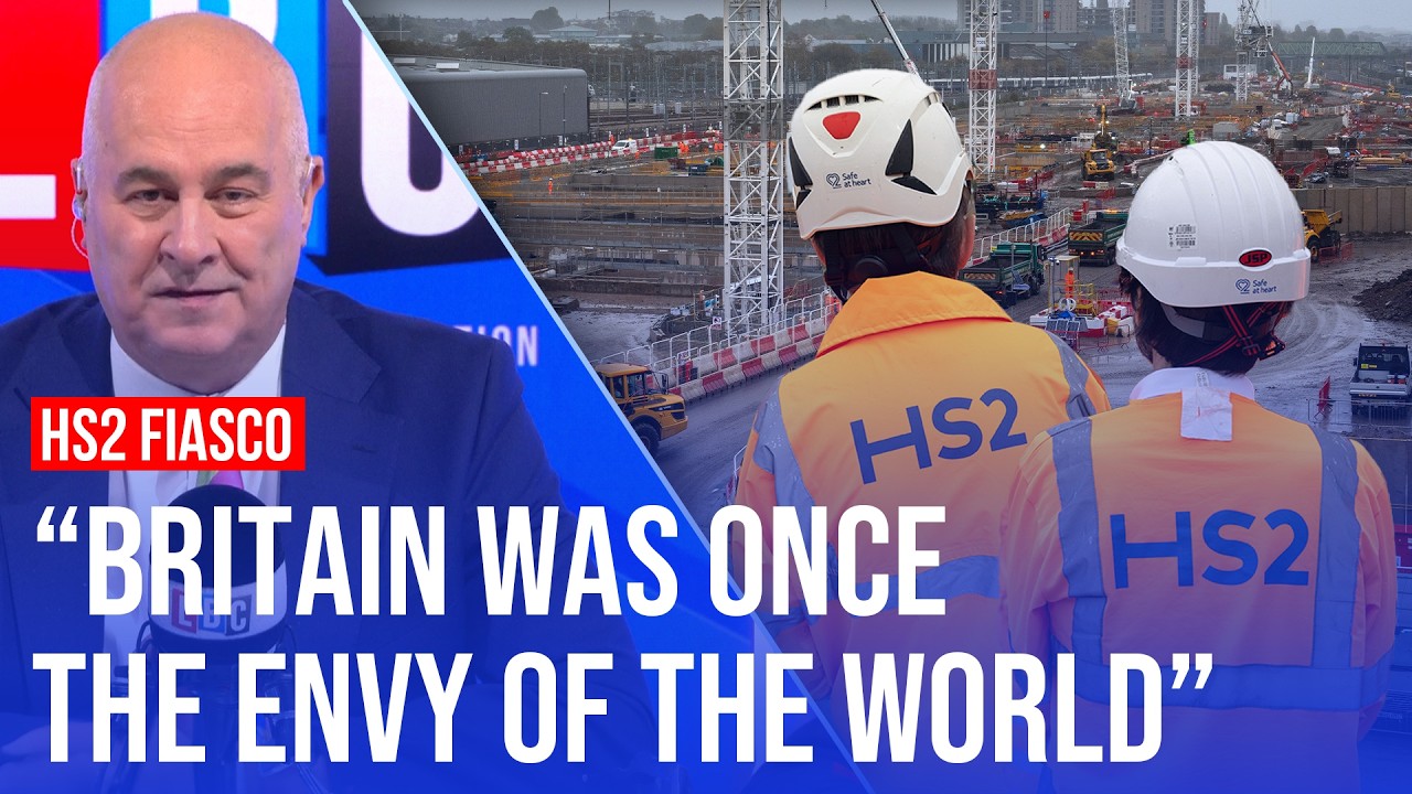 Video thumbnail for Why has HS2 been such an 'embarrassment' for Britain? | LBC debate