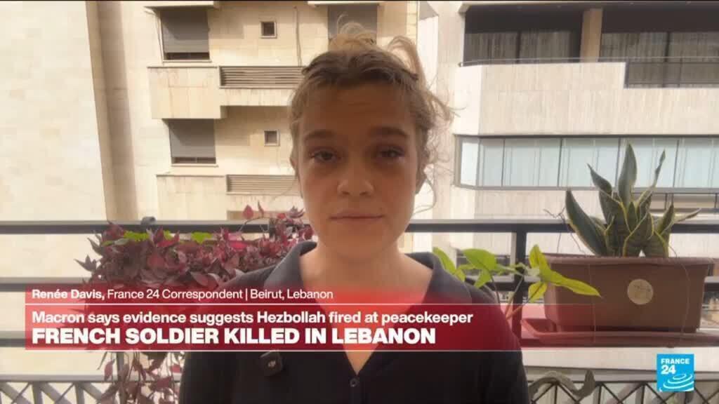 Video thumbnail for French soldier killed in attack on UN mission in southern Lebanon, officials say