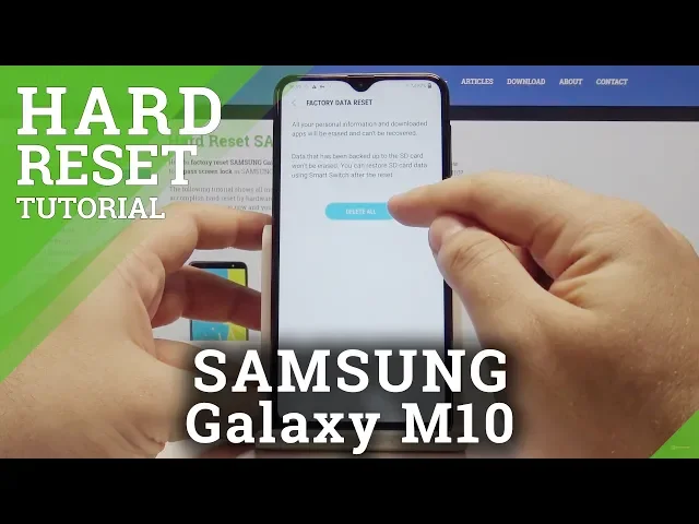 Video thumbnail for How to Hard Reset Samsung Galaxy M10 – Reset Settings / Wipe Data