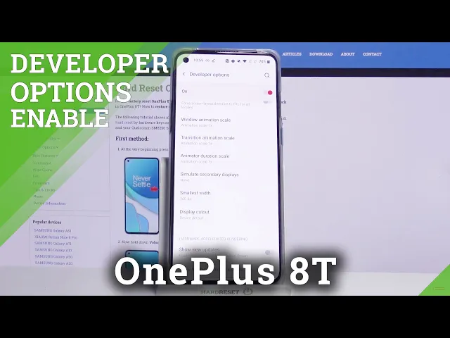 Video thumbnail for How to Enter Developer Mode in OnePlus 8T – Enable Advanced Developer Options