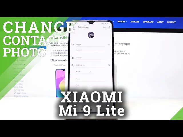 Video thumbnail for How to Add Photo to Contact in XIAOMI Mi 9 Lite – Personalize Contact