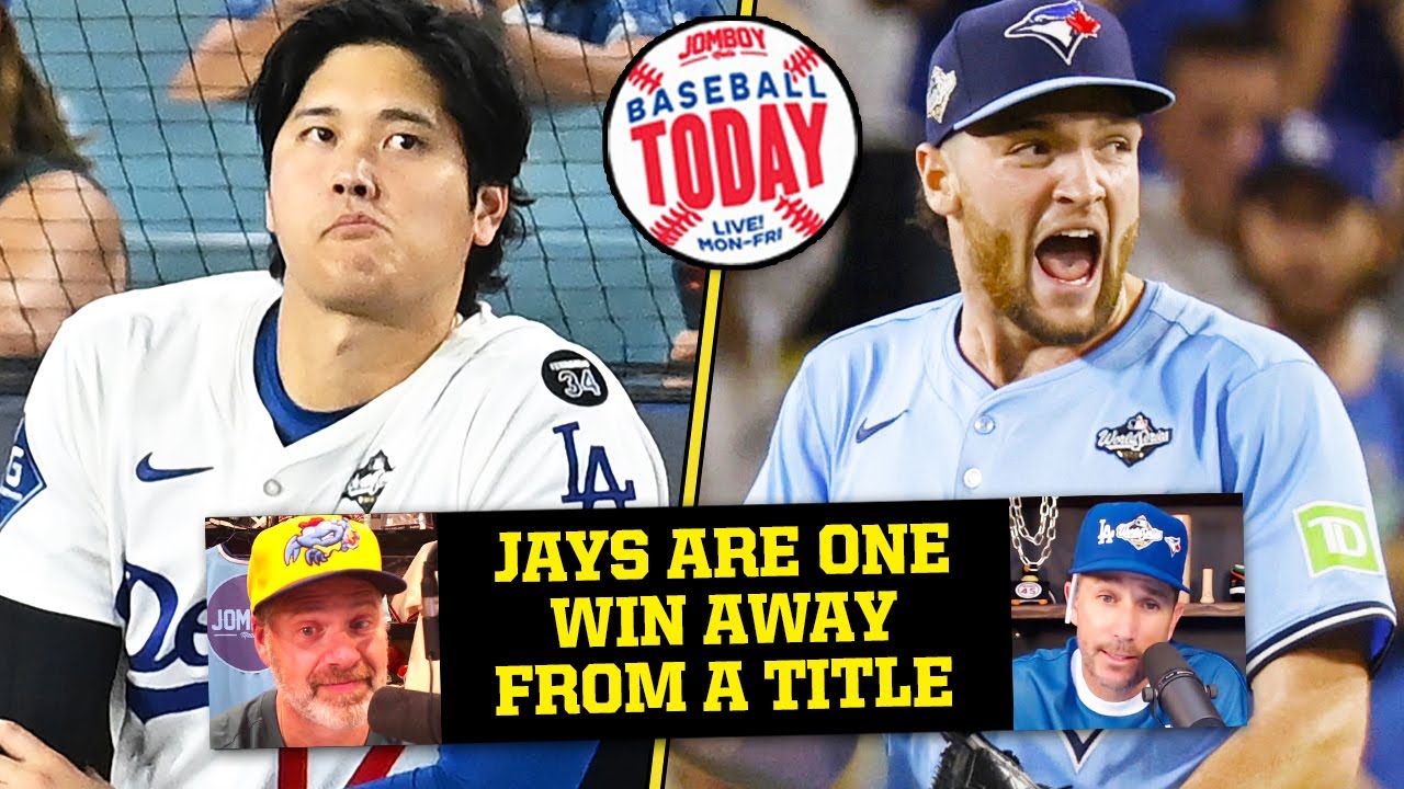 Video thumbnail for The Blue Jays are one win away from a World Series title! | Baseball Today