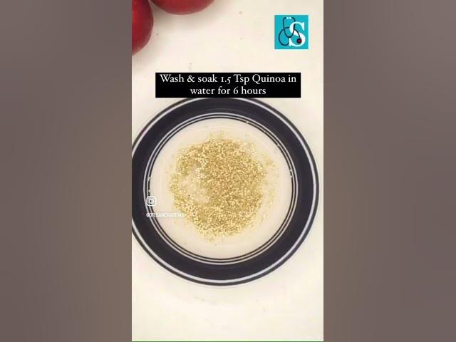 Video thumbnail for Protein rich quinoa banana porridge for baby (9 months+) #shorts